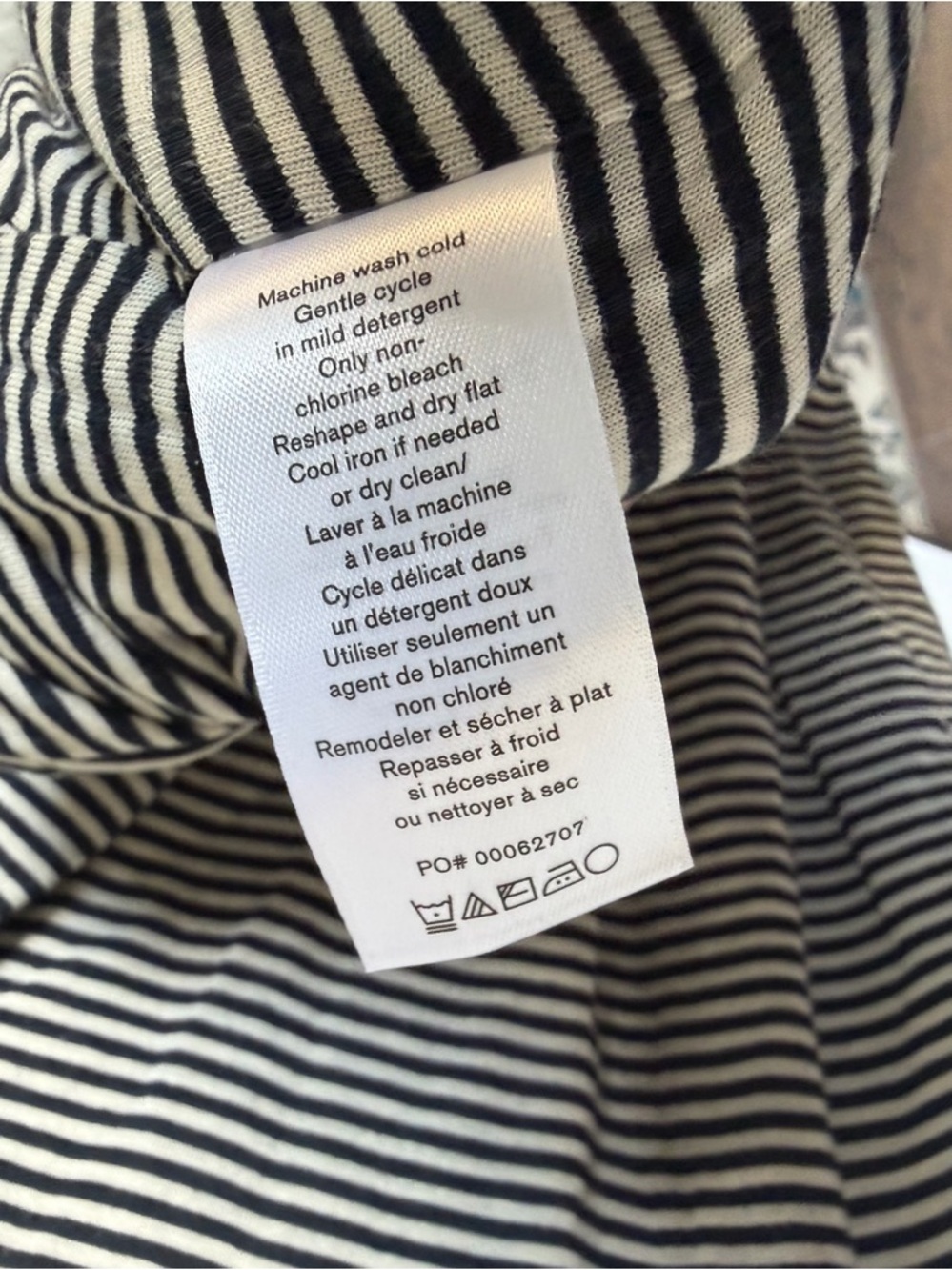 Rag & Bone Michal Striped Slub Jersey Midi Dress Sz S Casual Linen Blend NWT - Picture 13 of 16